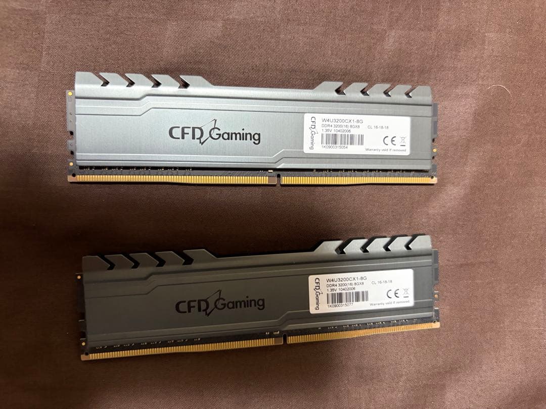 CFD Gaming DDR4 3200MHz 8GBx2(16GB) メモリー