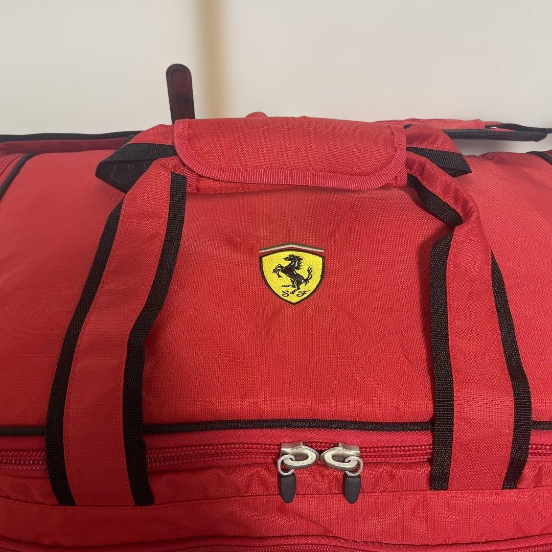 フェラーリ Ferrari ×BRIDGESTONE ボストンバッグ 大容量　赤