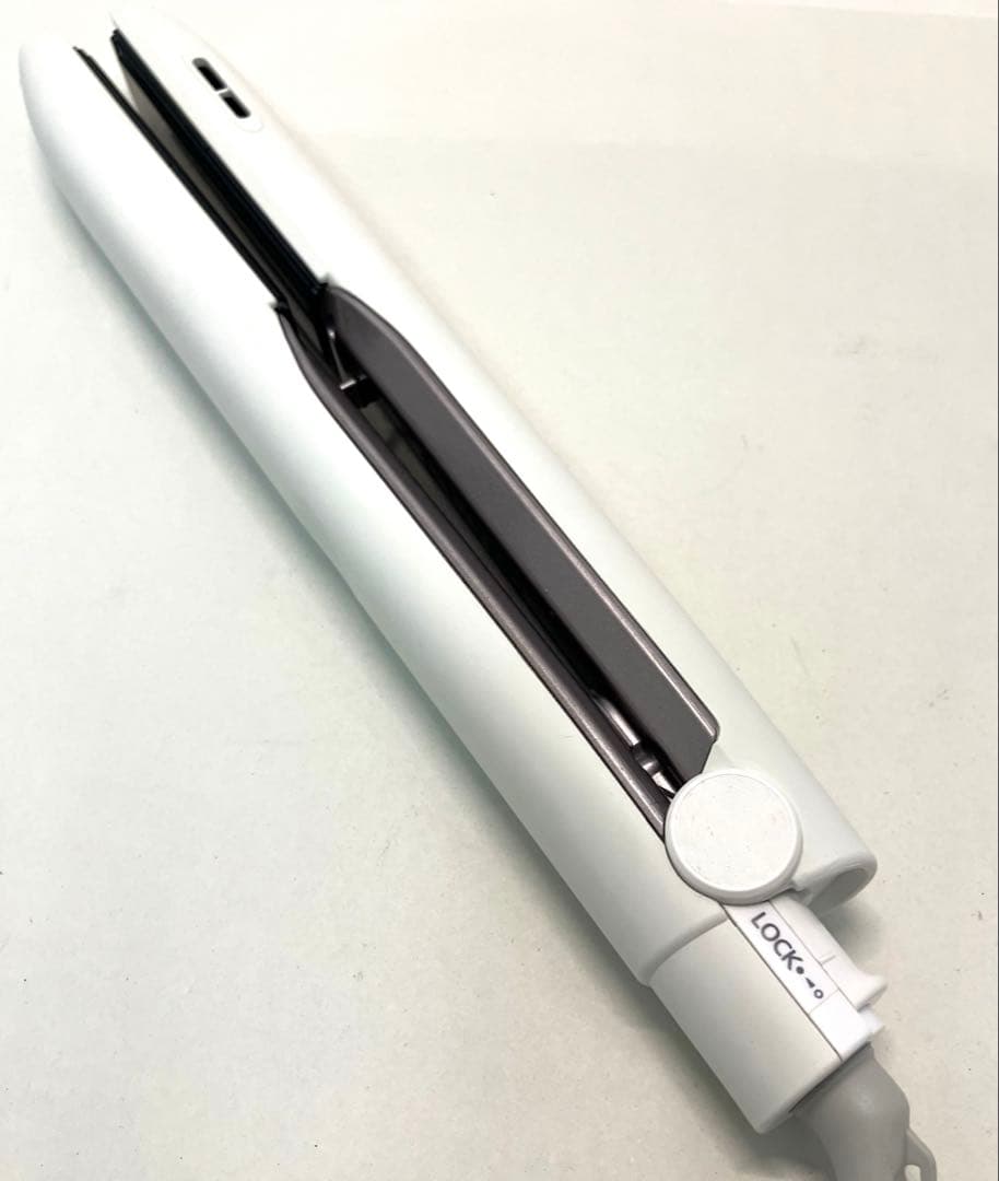 美品 送料無料 Panasonic ヘアーアイロン ナノケア EH-HS9J-W