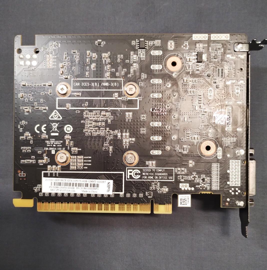 グラボ/GTX1050Ti 4GB/動作確認済み/FFベンチ完走/送料無料[5]