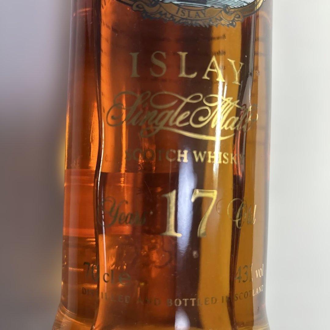Bowmore 17年 シングルモルトウイスキー　古酒、 箱なし、未開栓