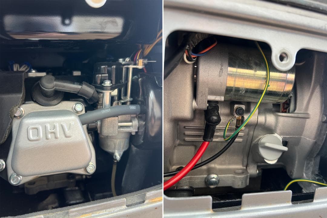 【動作良好】SHINDAIWA新ダイワ インバーター発電機 iEG2800M 3