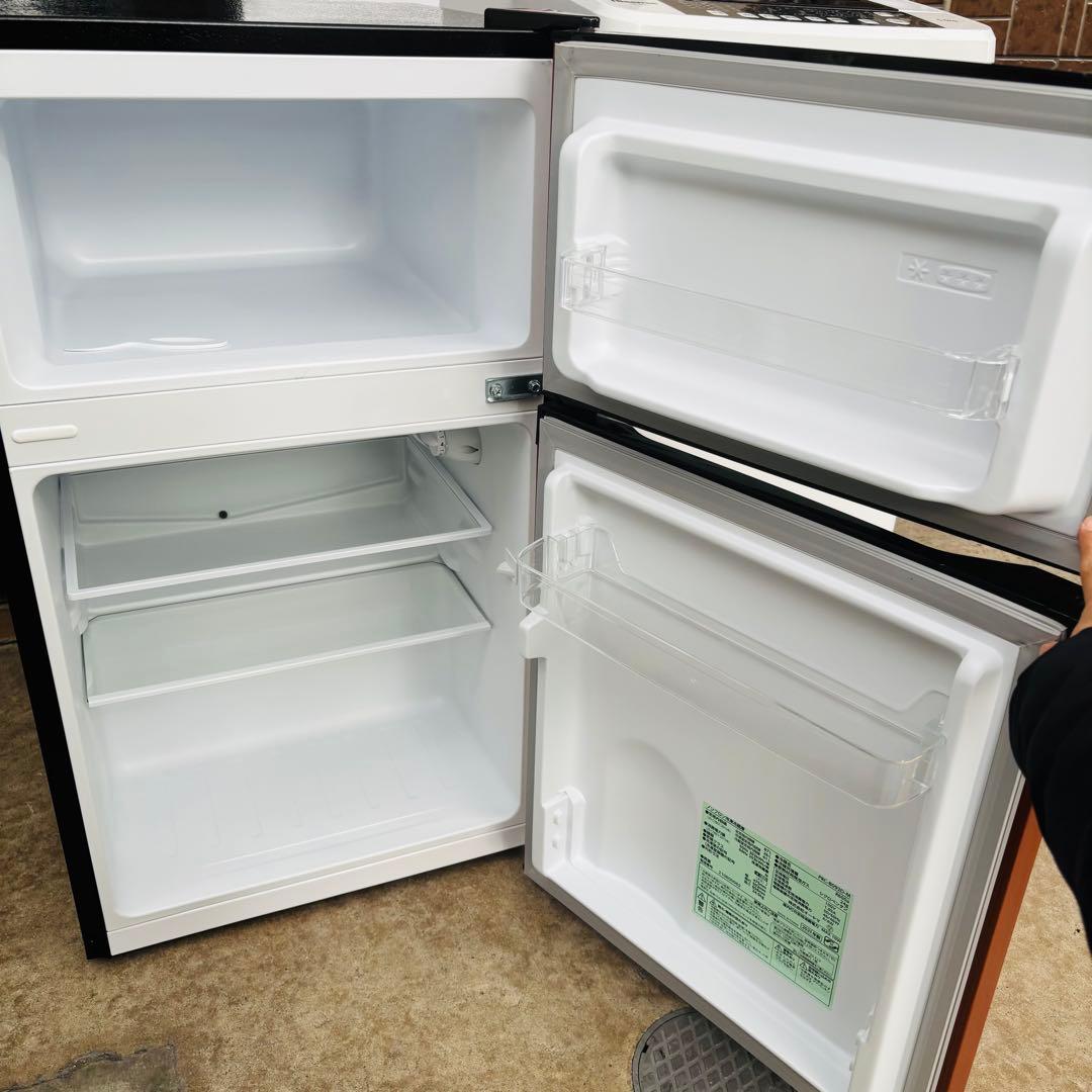 アイリスオーヤマ87L 冷蔵庫 PRC-B092D-M ドアポケット欠品