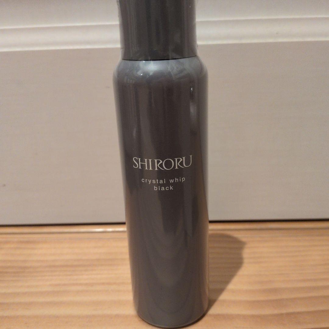 SHIRORU クリスタルホイップブラック120g×2 化粧水クリームセット