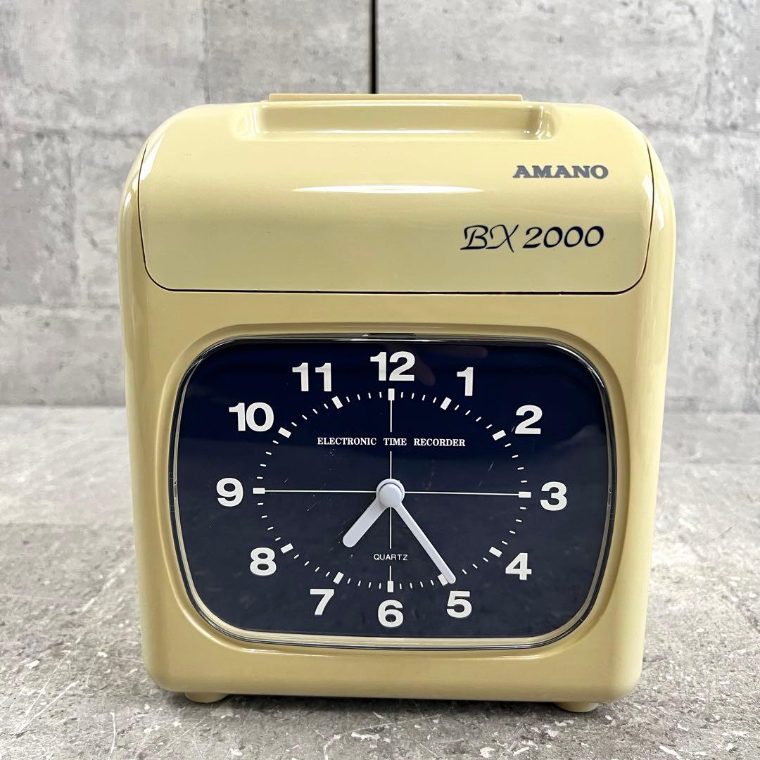AMANO BX2000 タイムレコーダー　電子時計