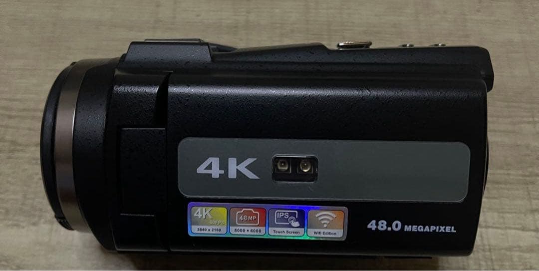 明*ロ様 ビデオカメラ 4K 撮影 DVビデオカメラ VLOGカメラ Webカメ