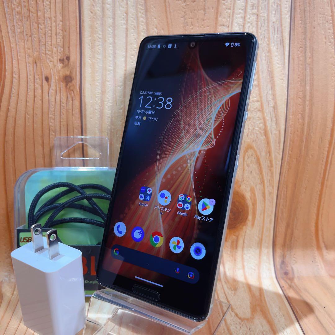 SIMフリー 本体 AQUOS sense 5G 64GB 185G3 シルバー