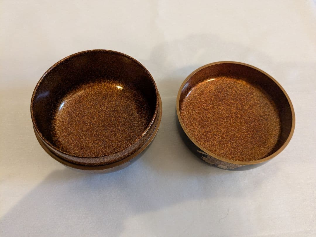 六歌仙蒔絵　平棗　陽介作　茶道具　茶入　共箱