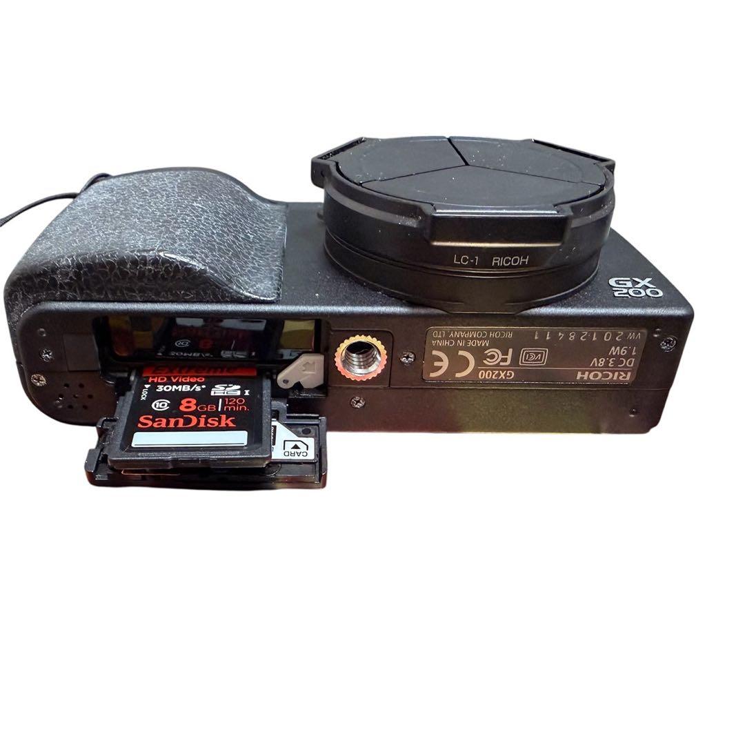 RICOH GX200 デジタルカメラ VF-1 自動開閉式レンズキャップ