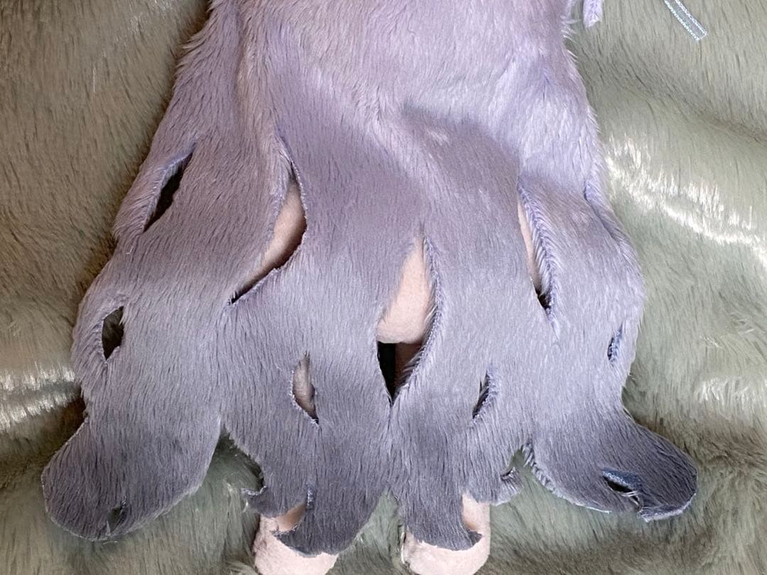 わ*び様 無属性　自作　ぬいぐるみ　10cm （12.5センチ）　骨入り　蓄光刺