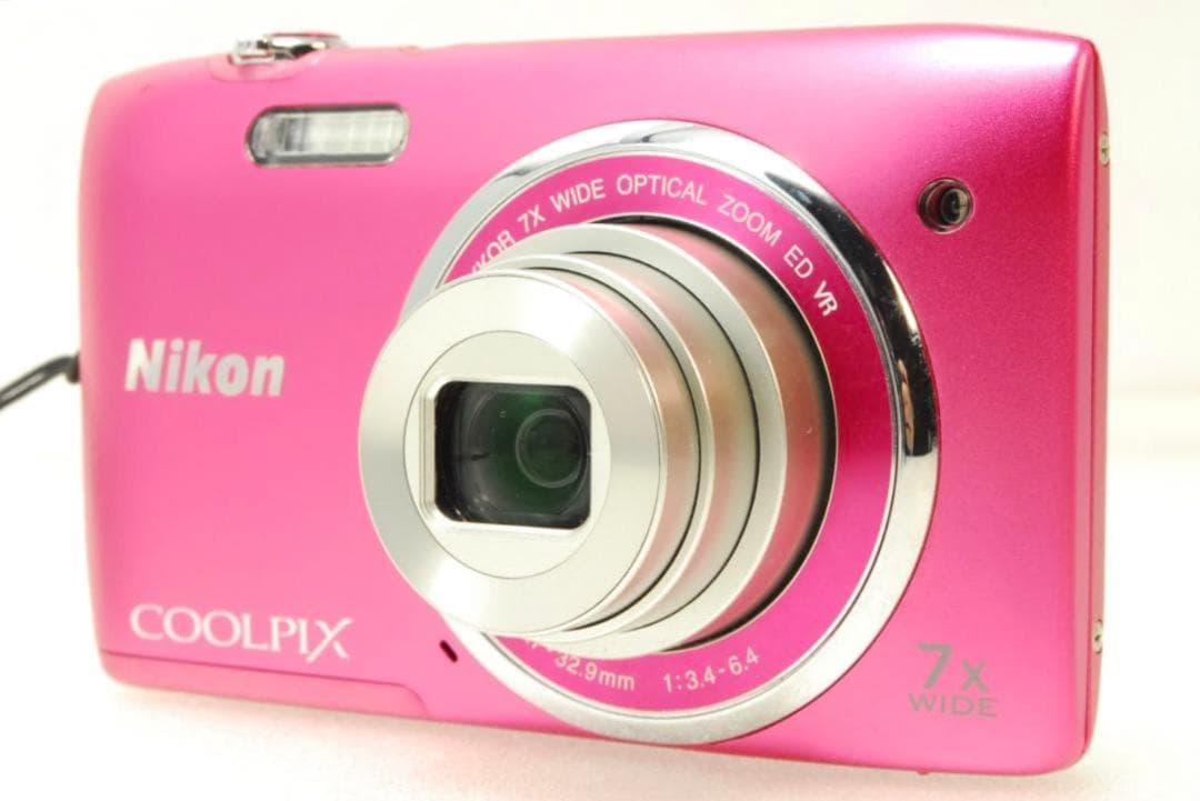 【美品・完動品】Nikon Coolpix S3500 ピンク