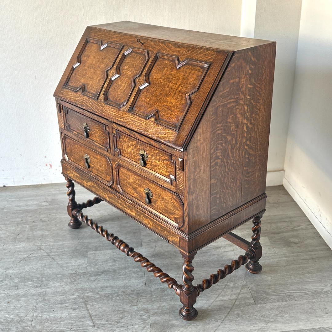 イギリス アンティーク家具 ビューロー　机 1930年頃 016B