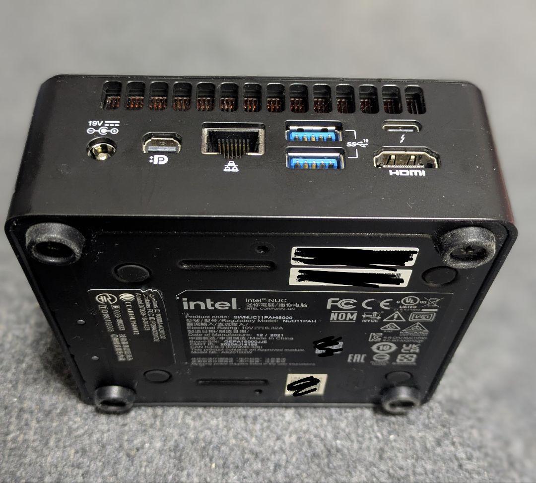 ミニPC Intel NUC11 Perf Mini PC Kit i5 1TB SSD