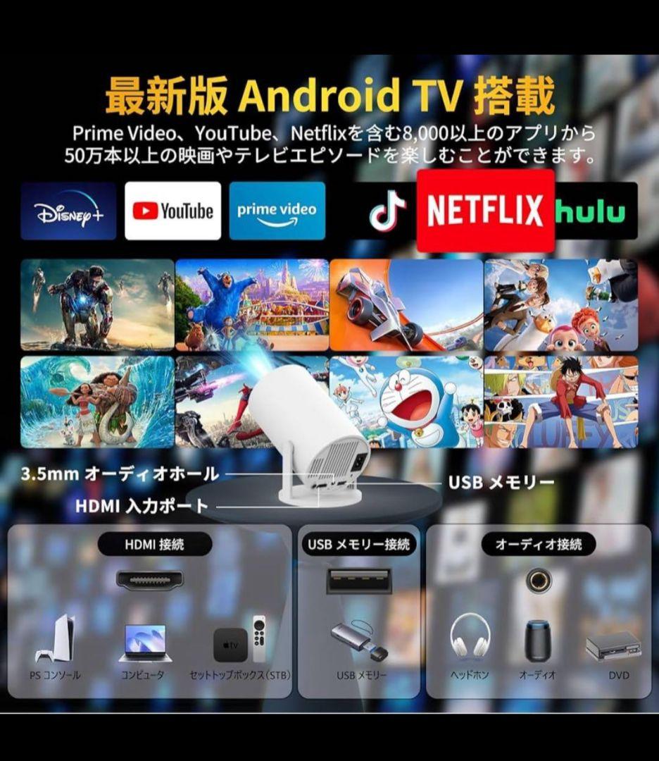 スマートプロジェクター 、スクリーン