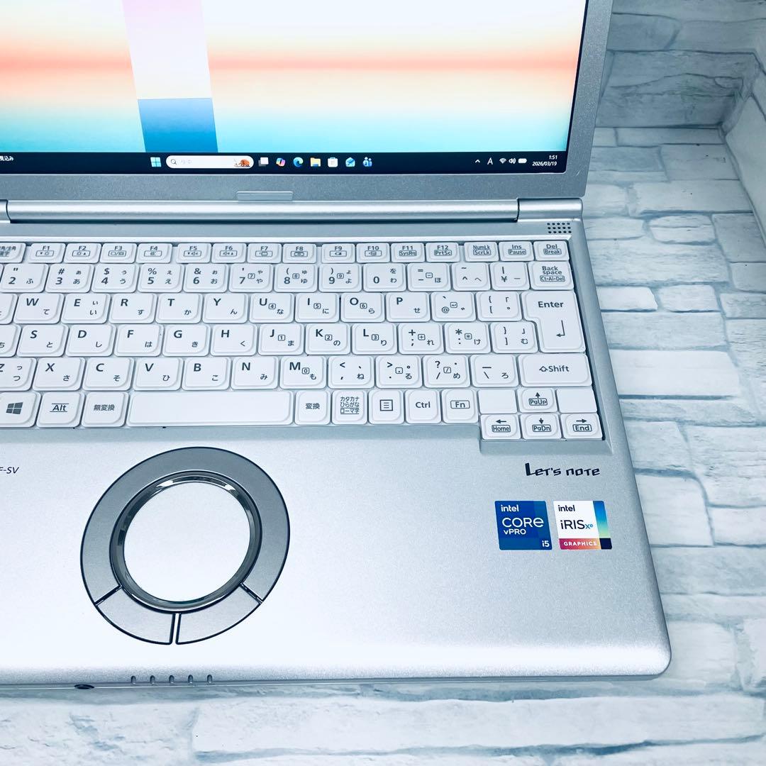 バッテリー◎ 使用時間少 レッツノート CF-SV1 11世代i5 office