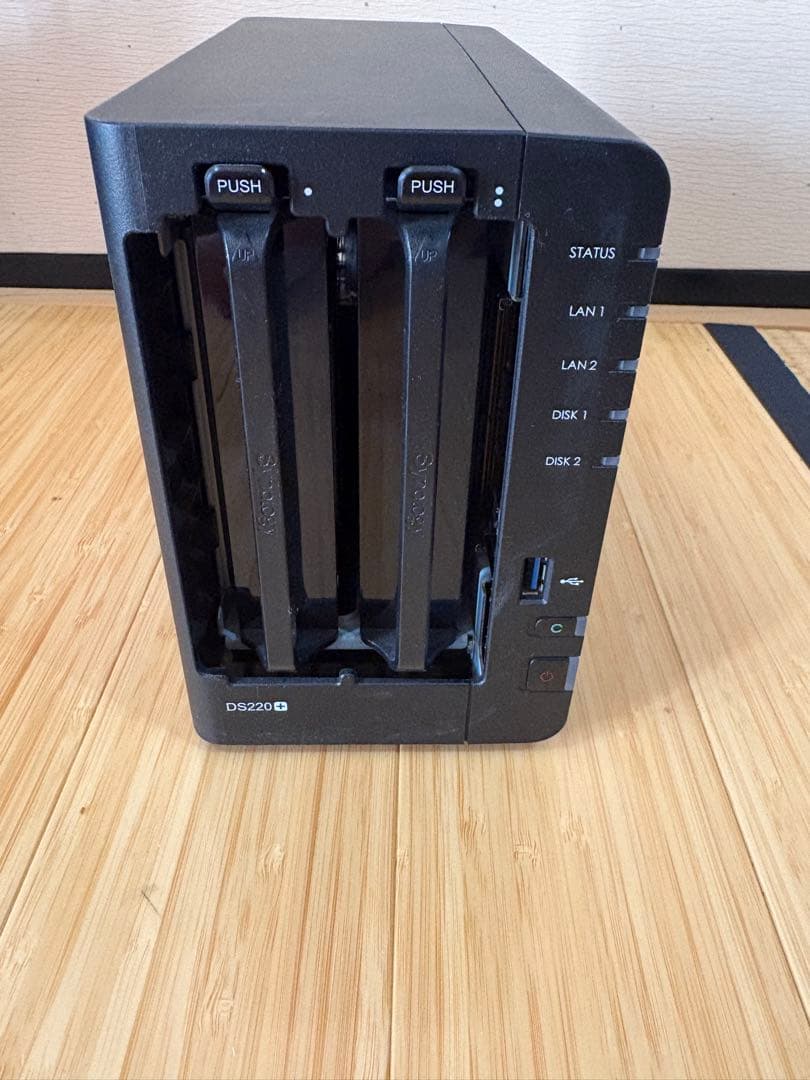 【動作検証済】Synology DS220+ 増設8TB HDD×2基搭載