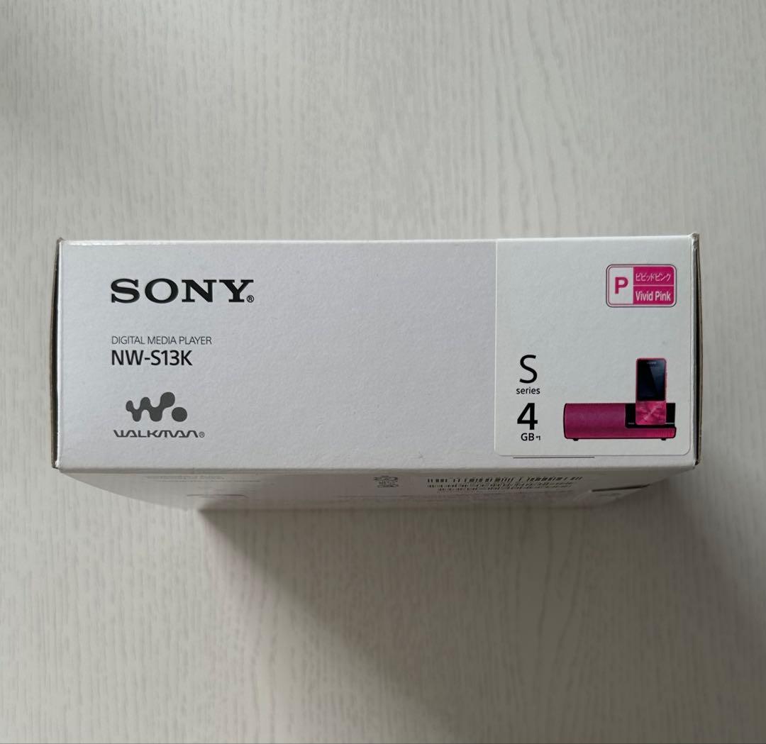 SONY ウォークマン　NW-S13 4GB ビビッドピンク