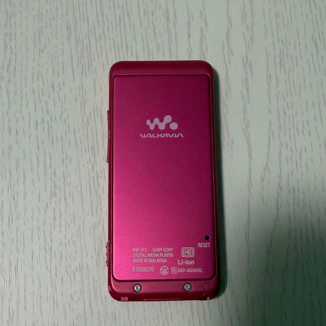 SONY ウォークマン　NW-S13 4GB ビビッドピンク