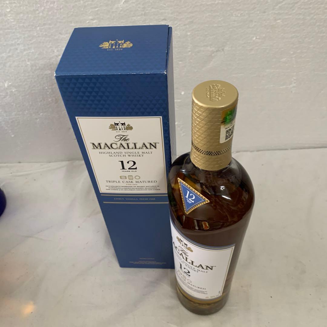 【古酒】THE MACALLAN マッカラン12年トリプルカスク 700ml 箱