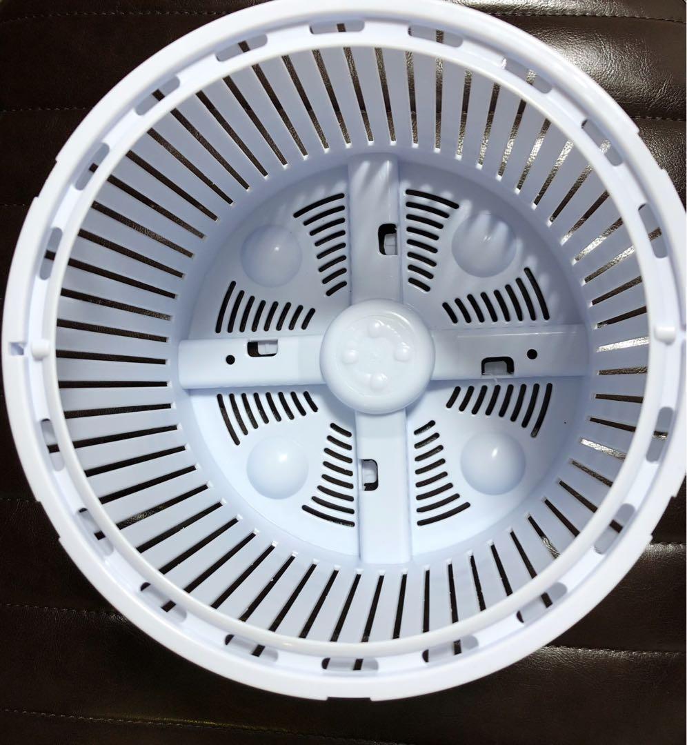 (美品送料込)2.0K 説明書付ミニ洗濯機　EEX-CD018 個別洗いに便利