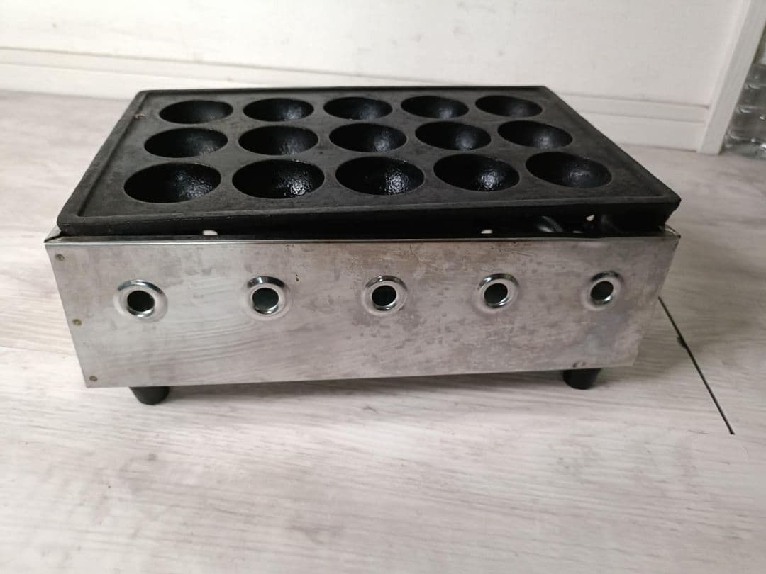 LPガス ヤマキン ガスたこ焼き器「こだま」Y-03B 山岡金属工業
