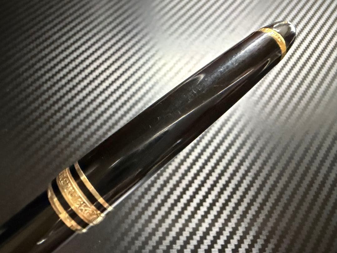 美品 モンブラン マイスターシュテュック 144 ブラック 全金 M 万年筆