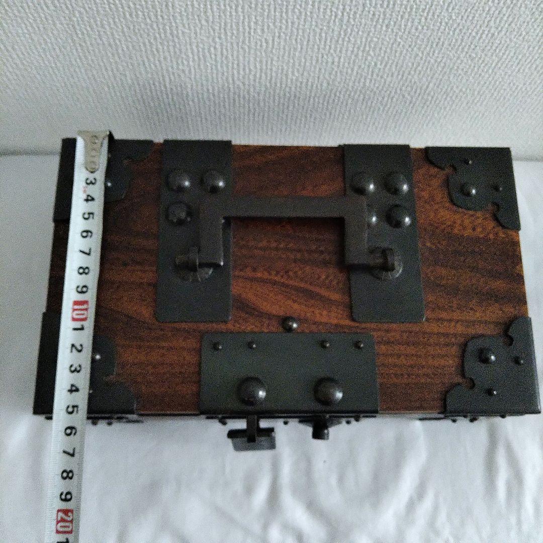 銭箱　千両箱　金具仕様　美品アンティーク 古道具