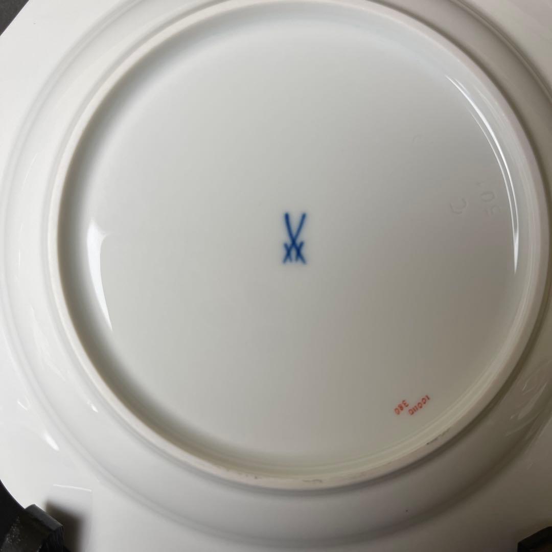マイセン　ベーシックフラワーシリーズ　プレート　18㎝　額皿使用　美品