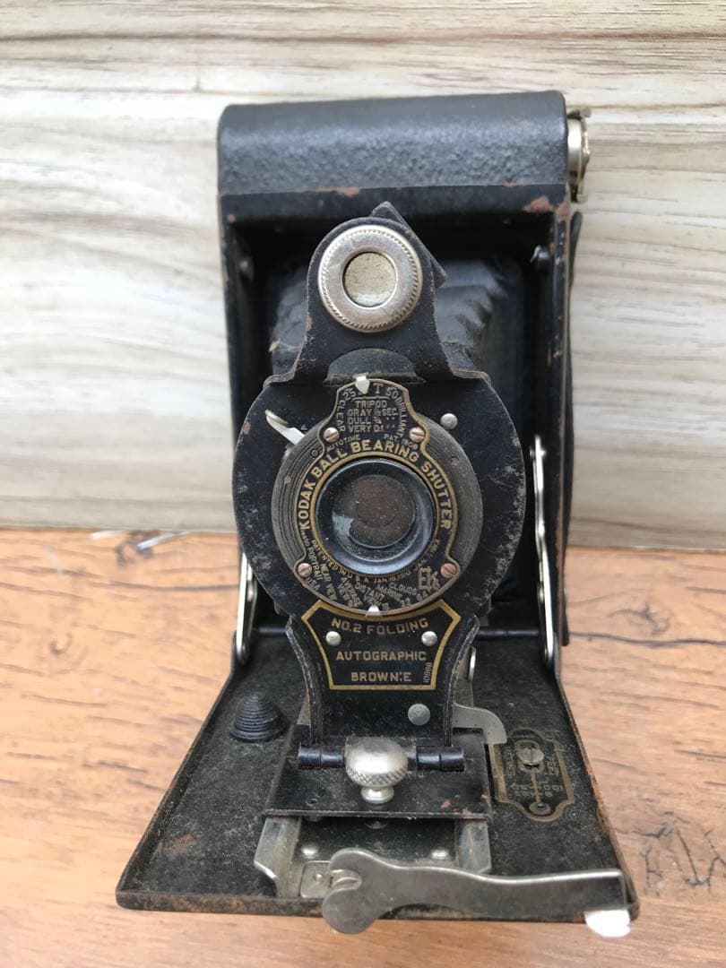 フィルムカメラ NO.2 FOLDING AUTOGRAPHIC BROWNIE (F155)