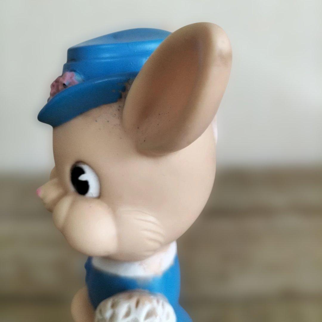 ヴィンテージラバードール　うさぎ　イースター　A STERN TOY　50s