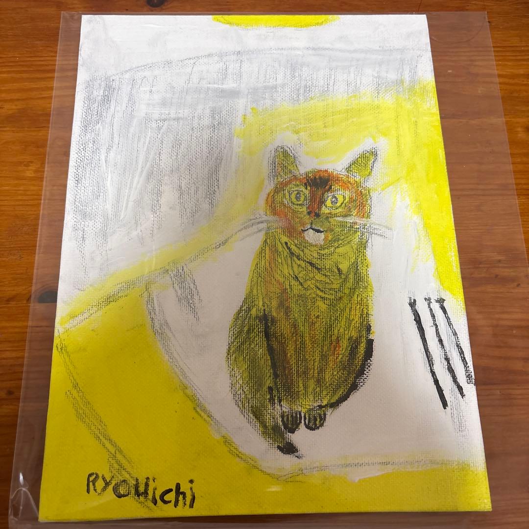 作品名　こっちを向いた猫　「オリジナル作品」