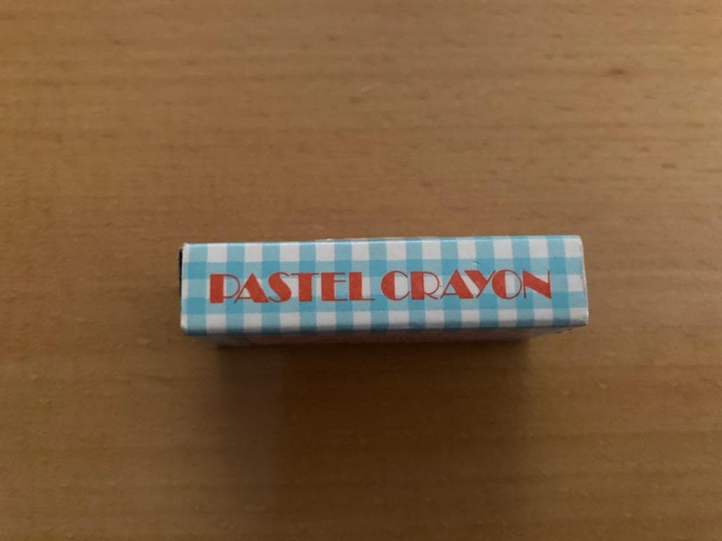 【激レア・未使用品】　ミニクレヨン風　消しゴム　チェックケース 字消し　当時物