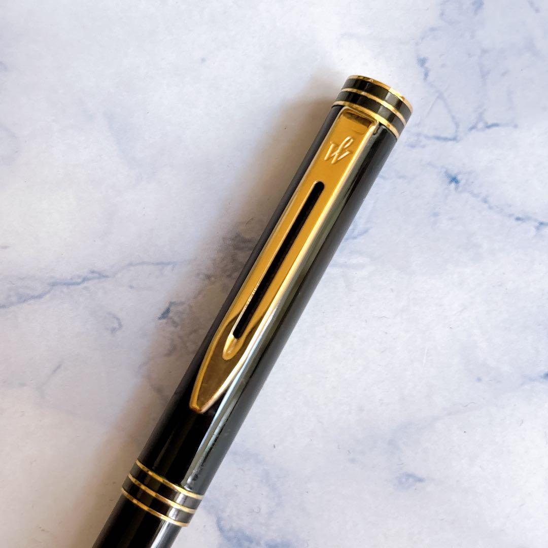 WATERMAN IDEAL 万年筆　ペン先18K 750 刻印あり　ブラック