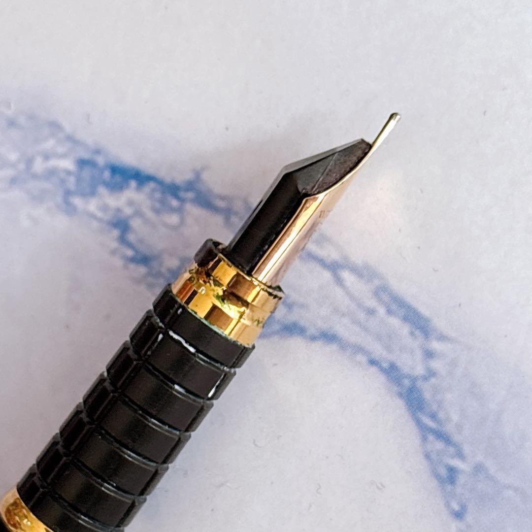 WATERMAN IDEAL 万年筆　ペン先18K 750 刻印あり　ブラック