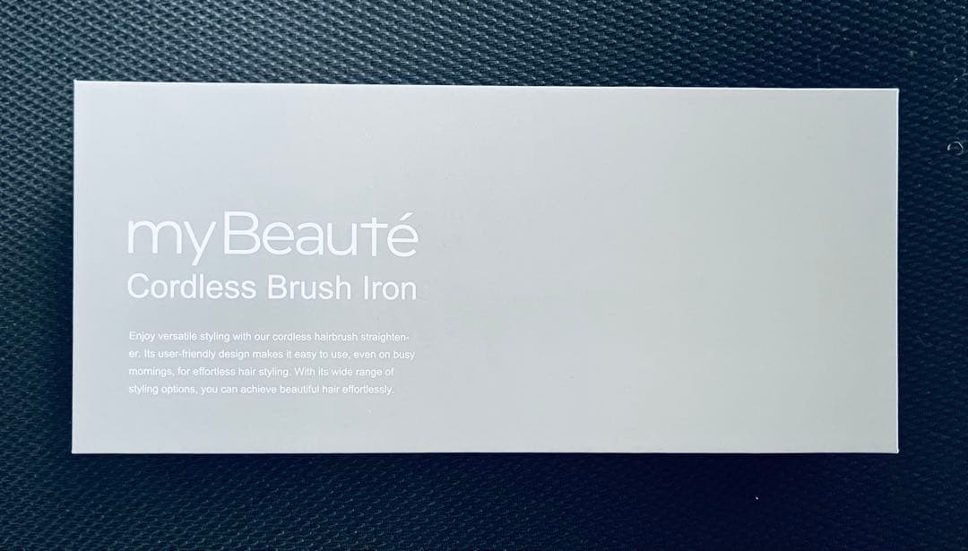 myBeauté Cordless Brush Iron シルバー