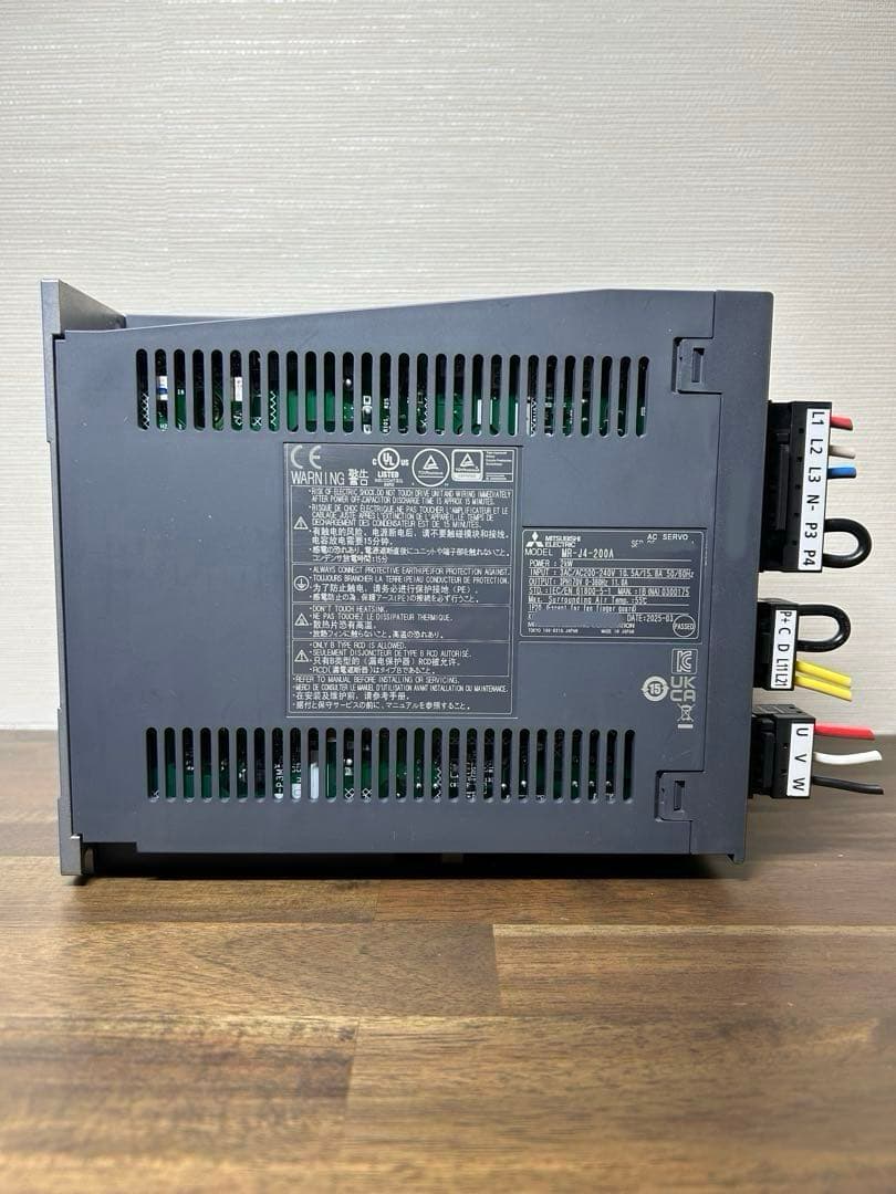 【25年3月】三菱電機 MR-J4-200A ACサーボアンプ 中古極美品