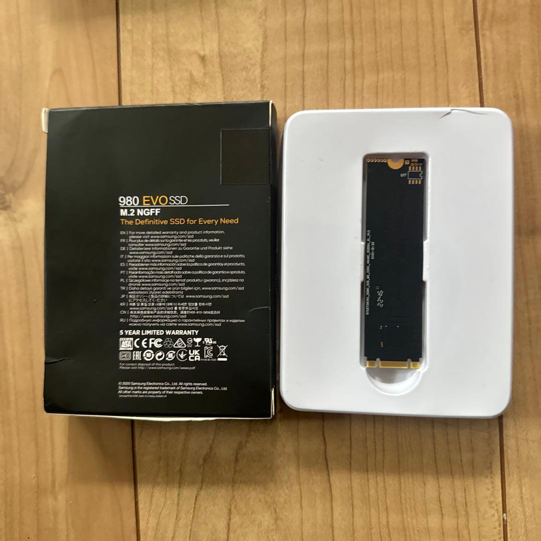 内蔵型SSD Samsung 980 EVO 500GB M.2 NGFF