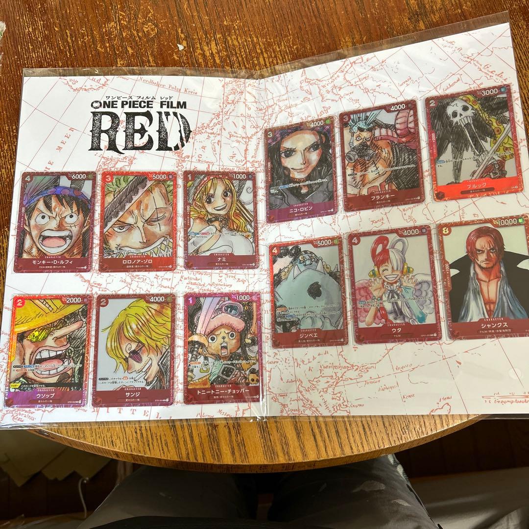 未開封 プレミアムカードコレクション ONE PIECE FILM RED