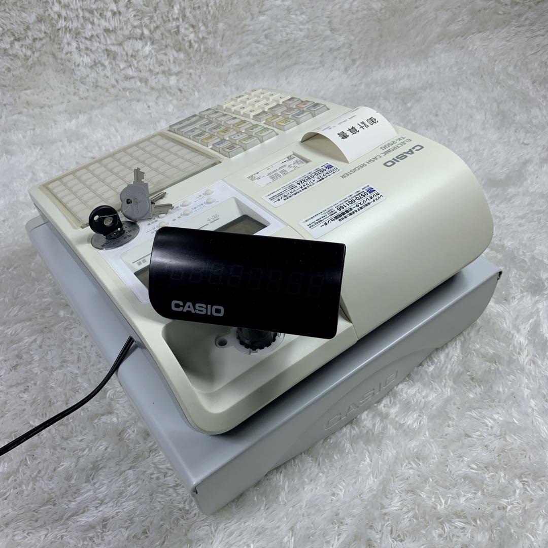 【美品】CASIO TK-2500 電子レジスター カシオ