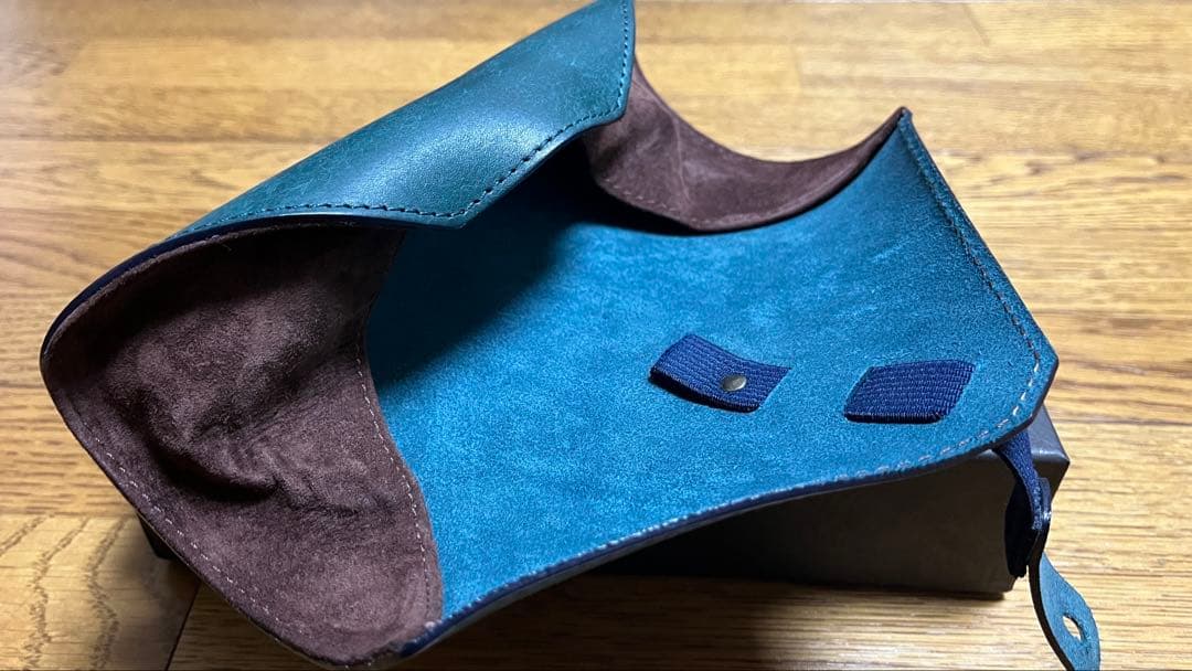 【専用】m+ ロトロスエードペンケース　プエブロオーシャン　エムピウ