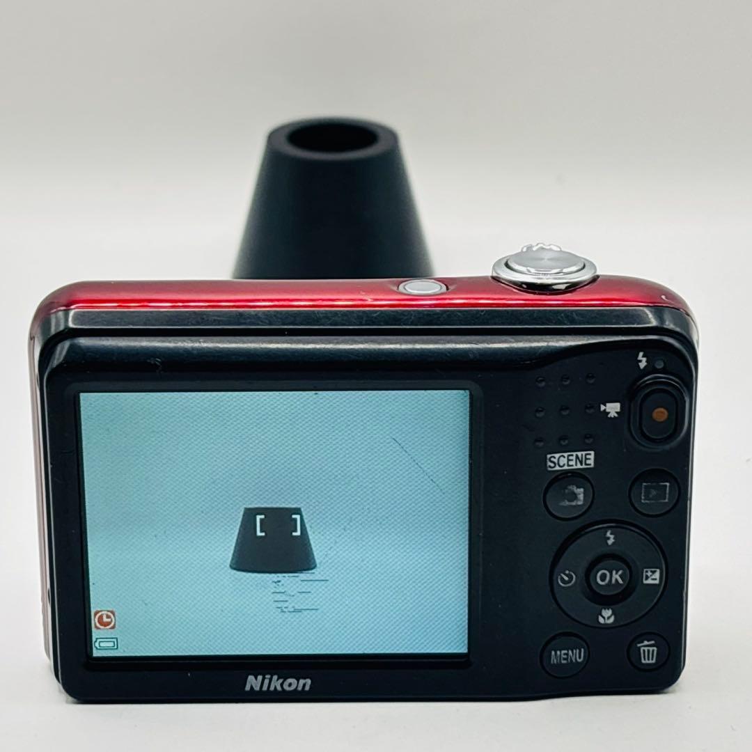 動作確認済 Nikon Coolpix A10 単3 デジタルカメラ レッド