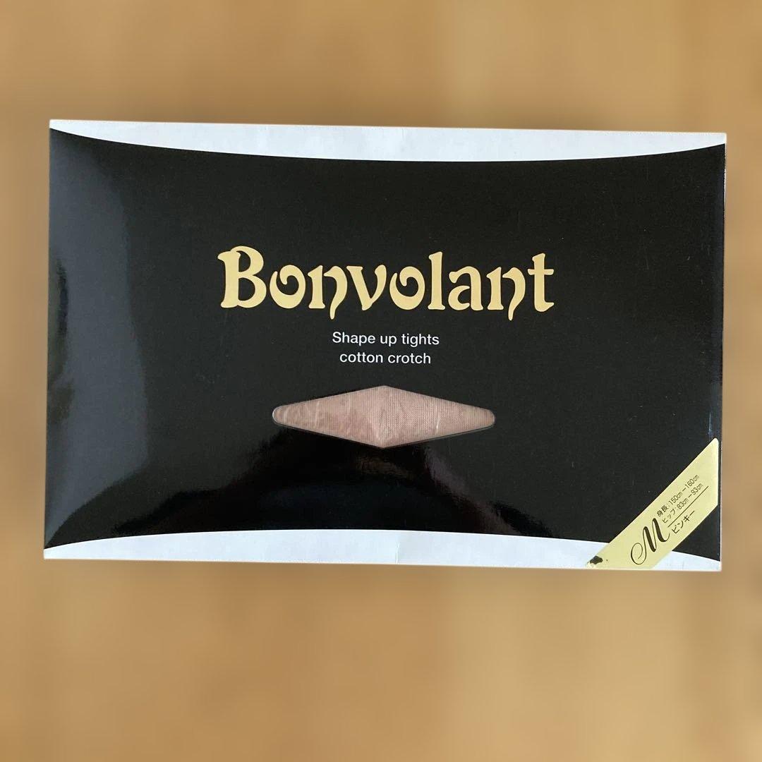 【新品】Bonvolant シェイプアップタイツ Mサイズ　ピンキー