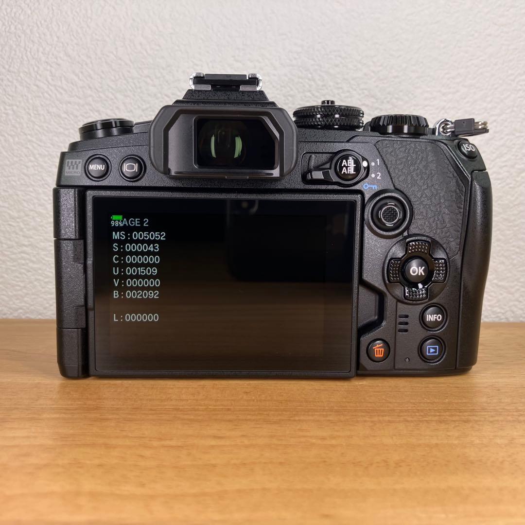 【ショット数5052回】OLYMPUS OM-D E-M1 Mark III 黒