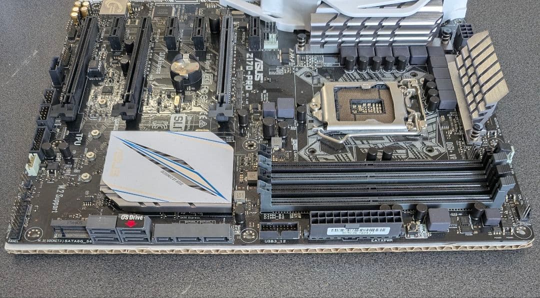 Win10認証済マザボ B250M-A、i5-6500T、GTX 970セット