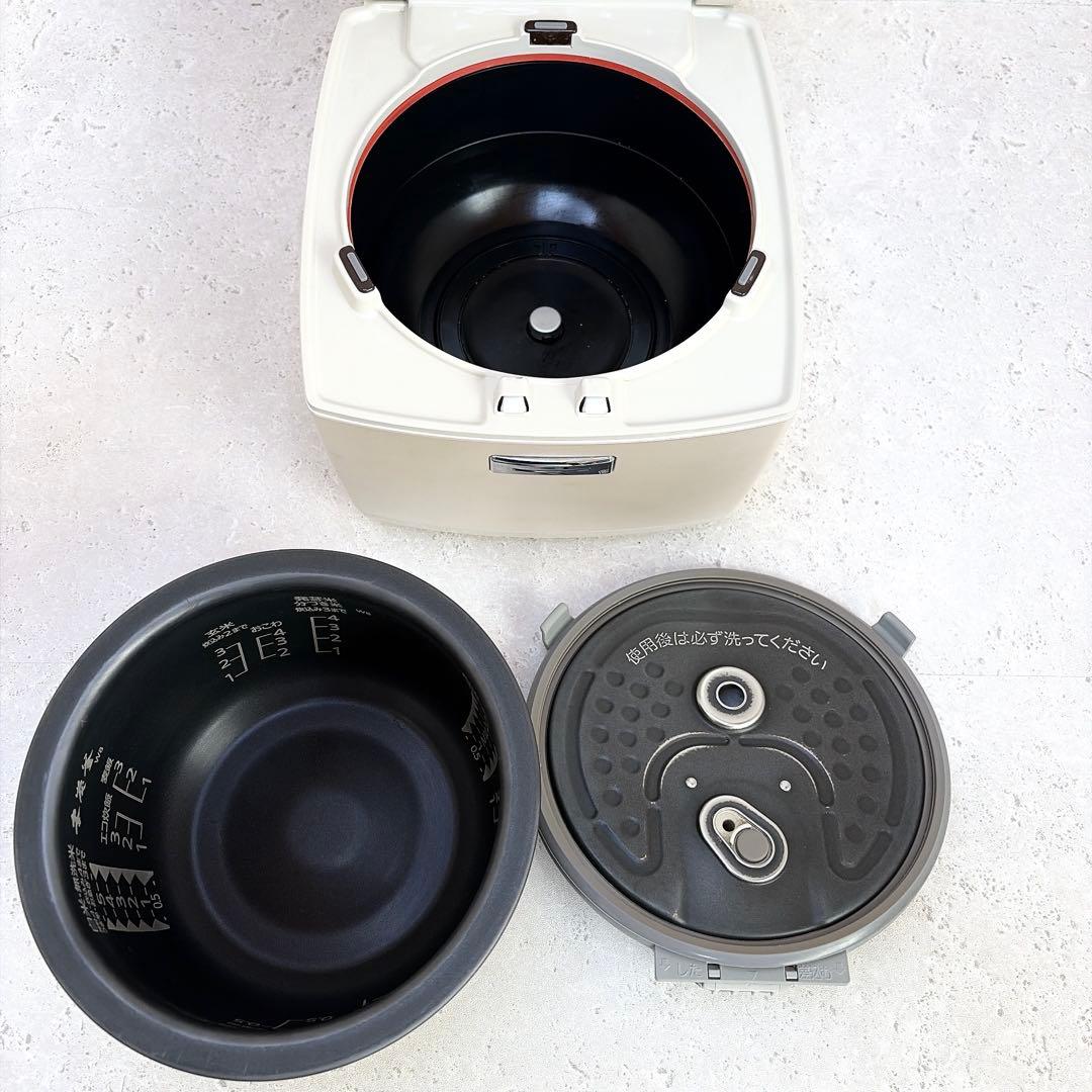 三菱 NJ-VW108 IHジャー炊飯器 白和三盆 5.5合 本炭釜