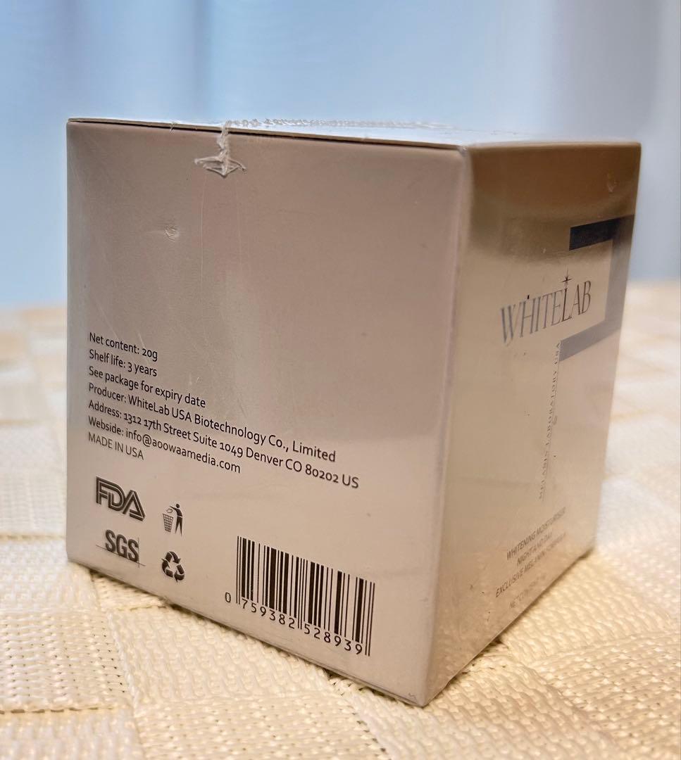 新品【WHITELAB 】ホワイトラボ/ホワイトニングモイスチャライザー 20g
