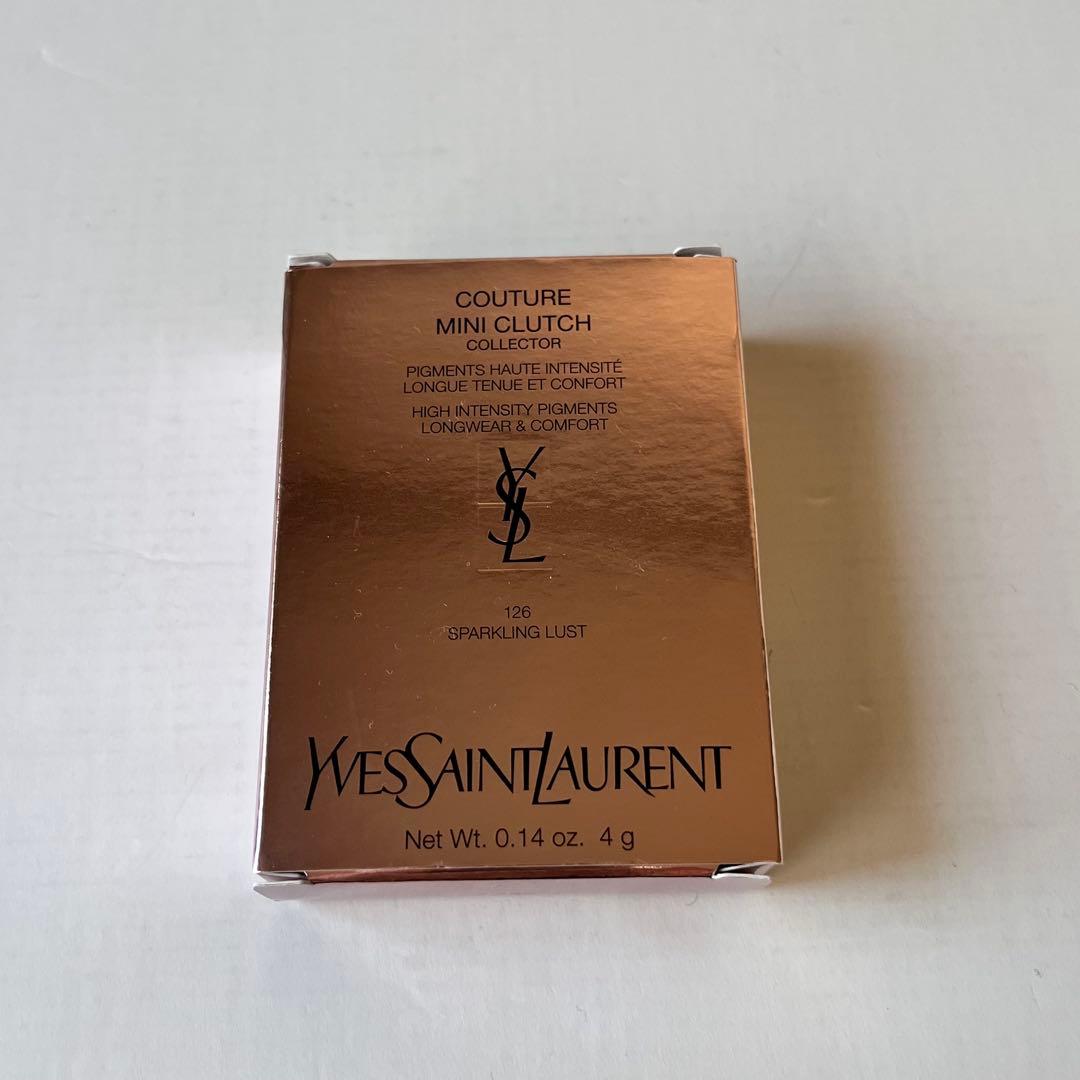 【新品未使用】ＹＳＬ　クチュール　ミニ　クラッチ　１２６　スパークリング