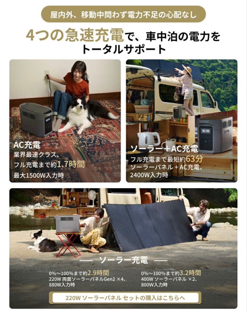 【新品未使用】EcoFlow DELTA 2 Max S 2048Wh