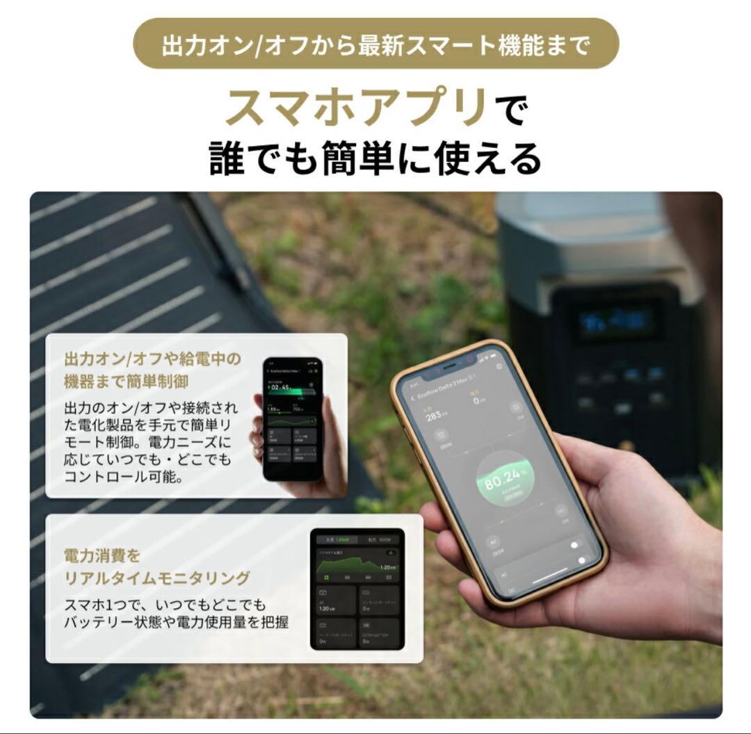 【新品未使用】EcoFlow DELTA 2 Max S 2048Wh