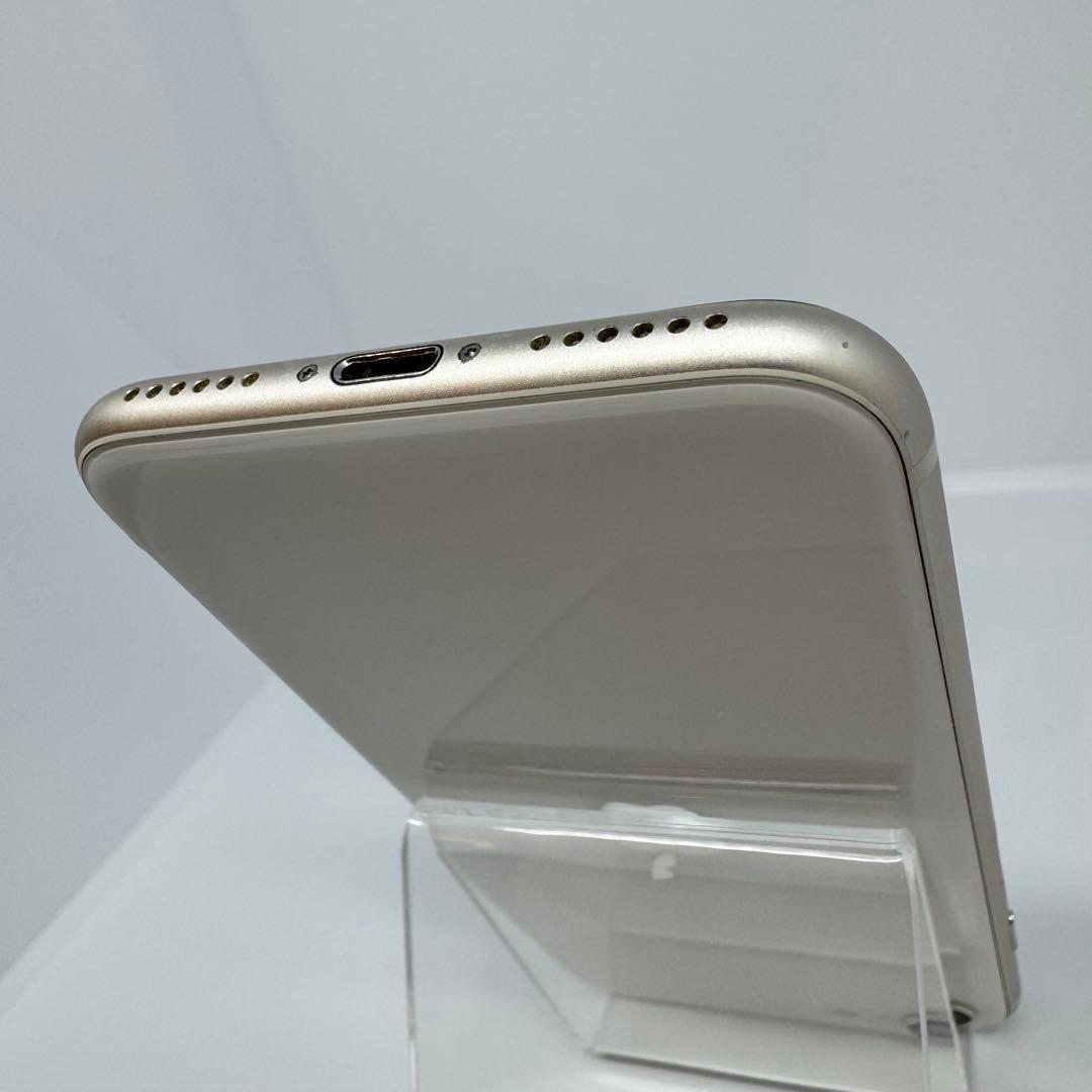 【美品】iPhone SE3 128GB WHITE 大容量バッテリー100%